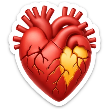 Corazón explotando sticker