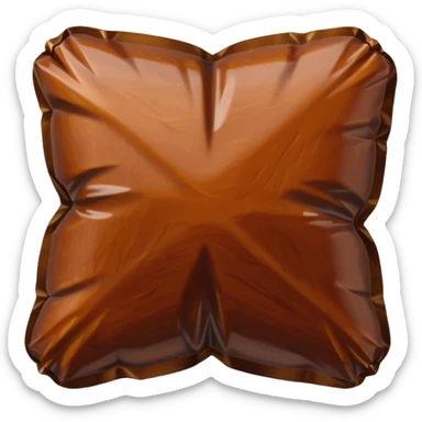  (dried) date fruit sticker. Drie dates have dark brown color are oblong, kind of crumpled like prunes. no stem.  sticker