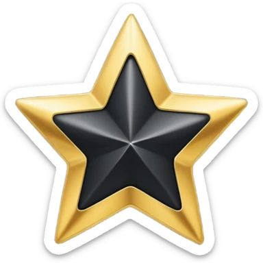 Half black star emoji when we need to have half rating sticker