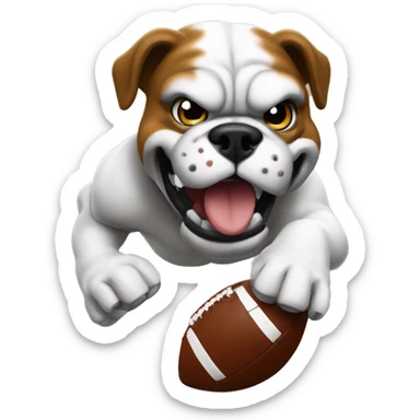 Georgia bulldog football touchdown sticker