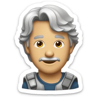 Лев із зеленою гривою з капюшоном і емблемою у вигляді сонця sticker