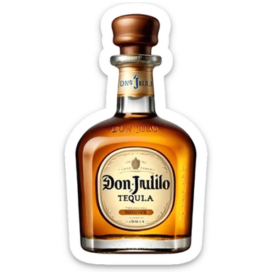 A bottle of don Julio  sticker