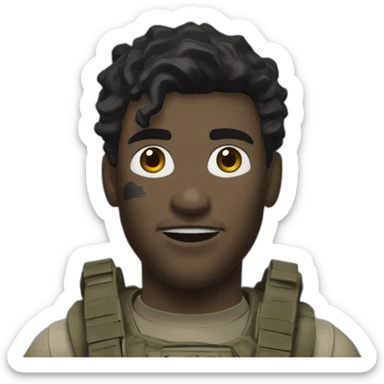 simon 'ghost' riley from call of duty sticker
