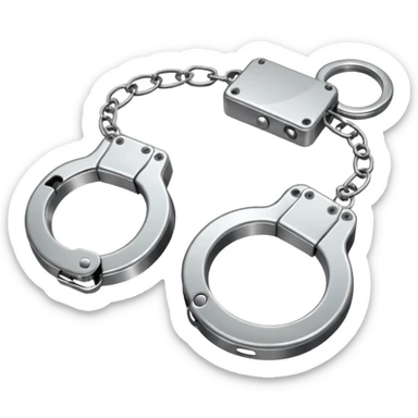 Released handcuffs sticker