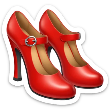 Red October shoes sticker