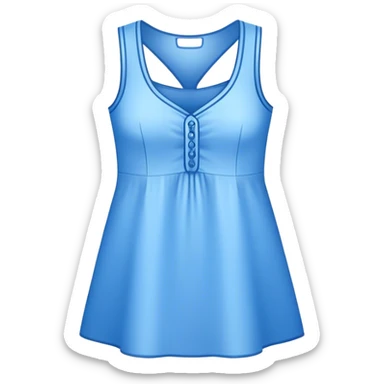 Blue Chemise  sticker