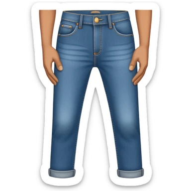 hand on pants sticker