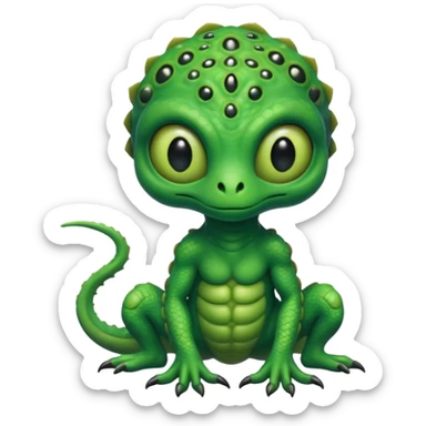 Alein Animal  full bod  sticker