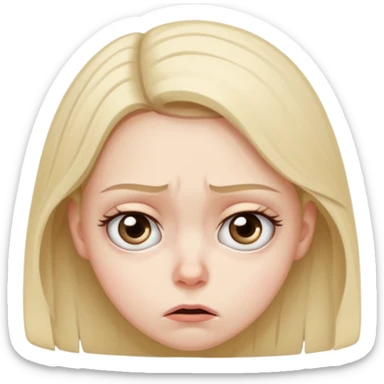 Girl Anxiety sticker