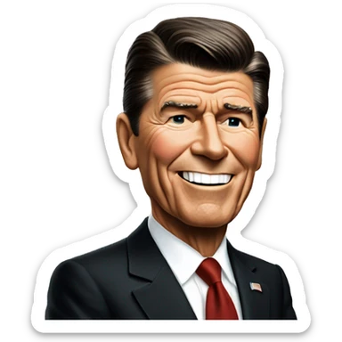 Ronald Reagan sticker