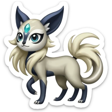 Genet-Absol-Meloetta-Primagen-fusion-creature  sticker