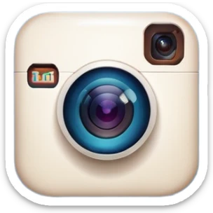 Verificado azul do Instagram redondo  sticker