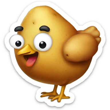 potato chicken sticker