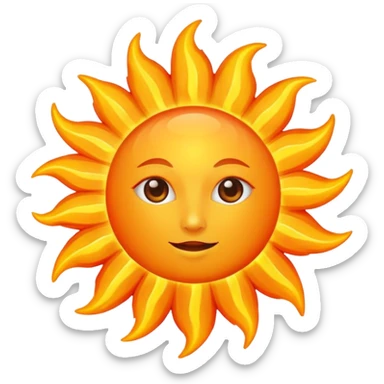 BIRTH OF THE SUN sticker