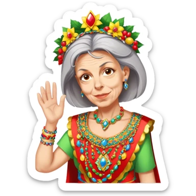 Colorful Parade Participant sticker