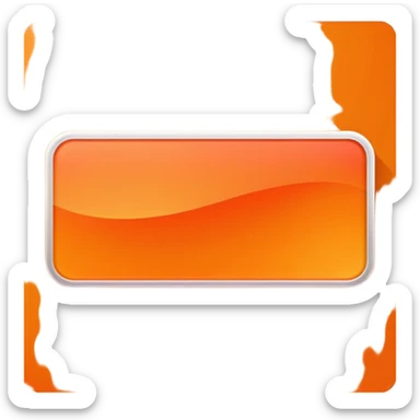 elegant horizontal banner using HEX code #FF6A00 as the color sticker