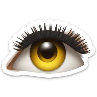 Lashes sticker