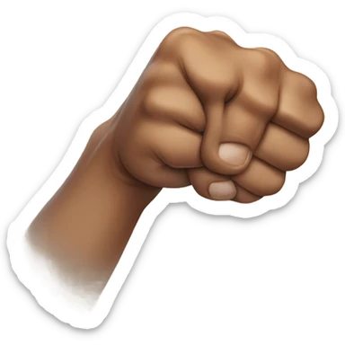 Stereotypical straight man fist bumping sticker
