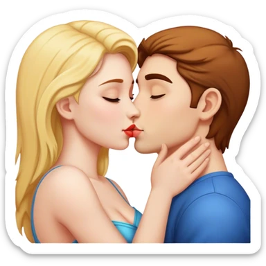 Kissing  sticker