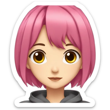 anime girls sticker