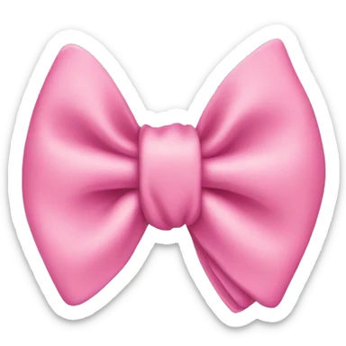 pink bow tie sticker