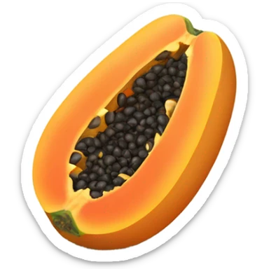 papaya fruit sticker