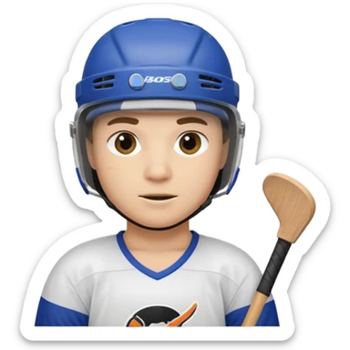 Hockey sur glace joueur  sticker