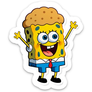 Bob esponja  sticker