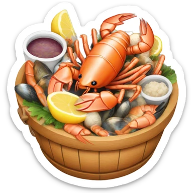 seafood boil sticker