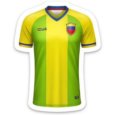 Colombian cafetero soccer jersey sticker