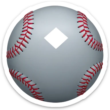 Softball royal greys diamonds sticker