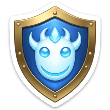 Discord moderator shield sticker