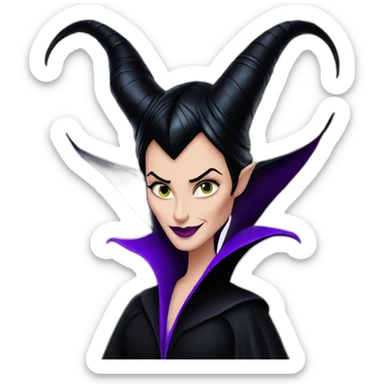 Maleficent sticker