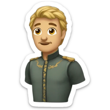 calvo gracioso sticker