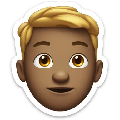 head turn 360 character funny cartoon sticker