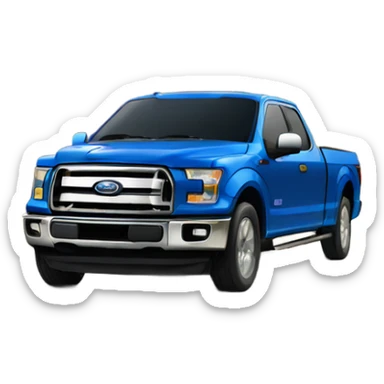 Blue f150 sticker