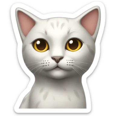 Liberty statue cat sticker