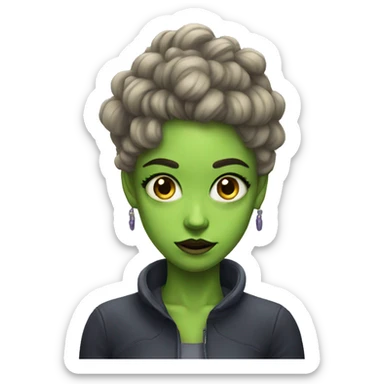 monstrous girl sticker