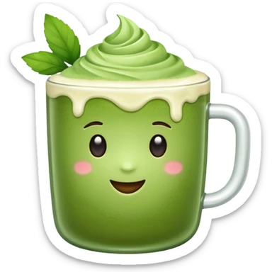 Matcha emoji sticker