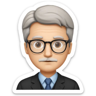 Professor in the la casa de papel TV show sticker