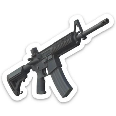 rifle M4 sticker