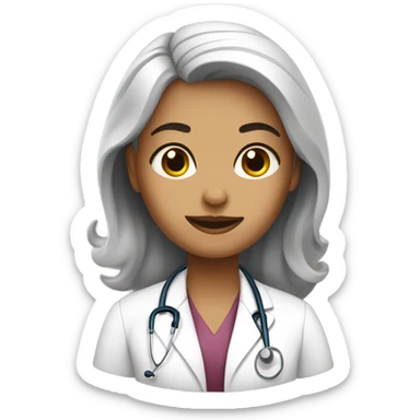 feminin doctor  sticker
