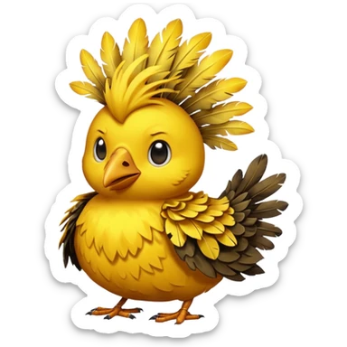 bird thats been electricuted but do not show electrication shocks. Yellow sticker