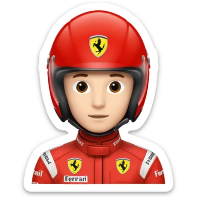 Scuderia ferrari f1 racer sticker