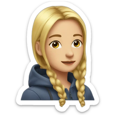 lufy in nika sticker