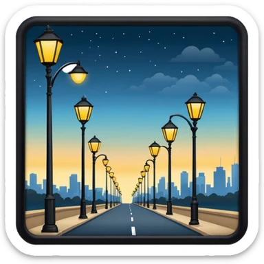 streetlights, Australia sticker