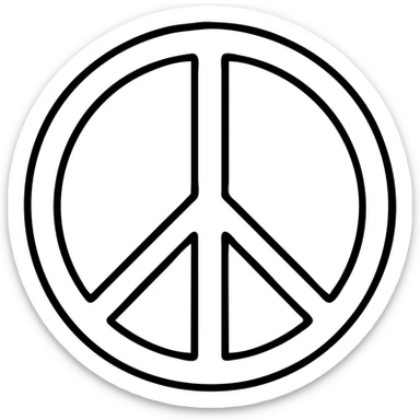 Add a black narrow outline to the Pacific sign, keep it minimalistic, with no background. sticker