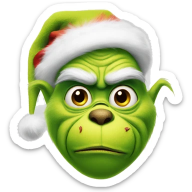 Create the grinch sticker
