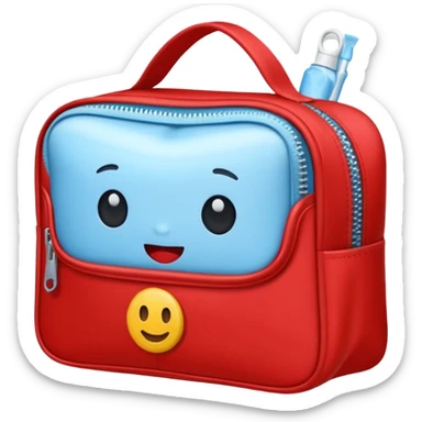 hygiene bag red sticker