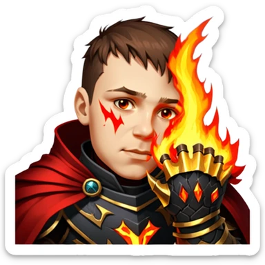 Volcanic Warlock sticker